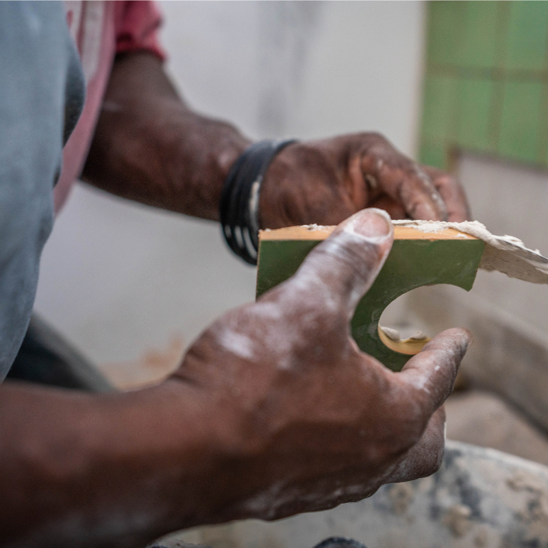 Zellige et protection des revêtements muraux Omstone Caraïbes